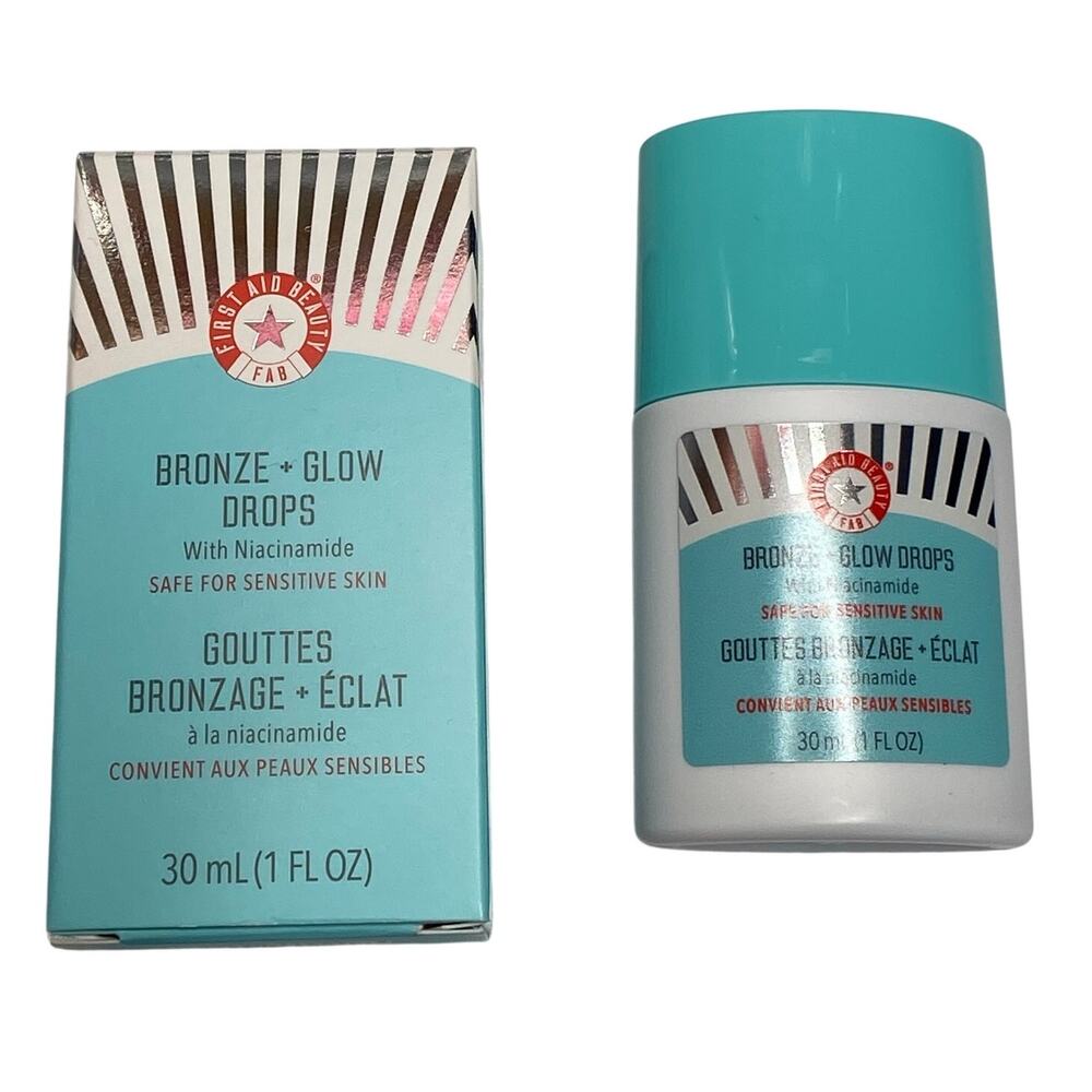 First Aid Beauty - Bronze + Glow Drops with Niacinamide, 1 Fl Oz/30 mL